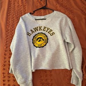 Hawkeye cropped crew neck